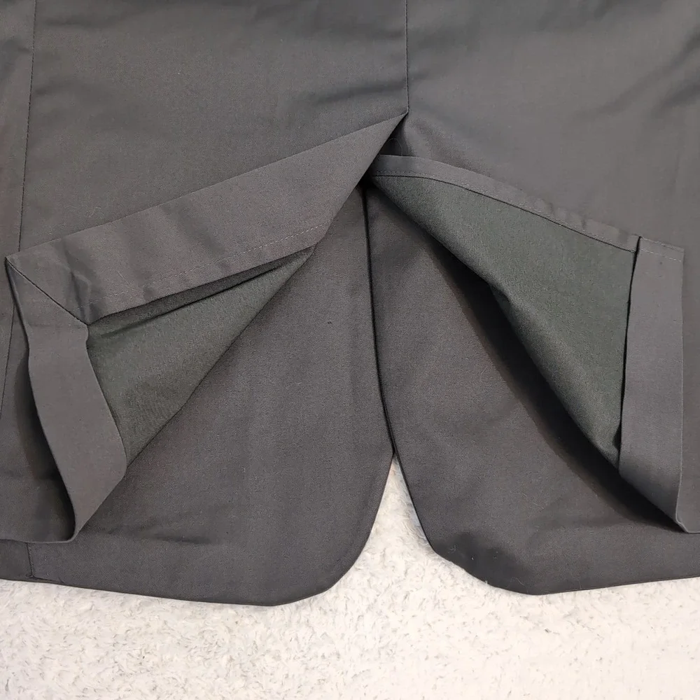 Banana Republic‎ Solid Dark Gray Performance Stretch Blend Blazer 42L Tailored